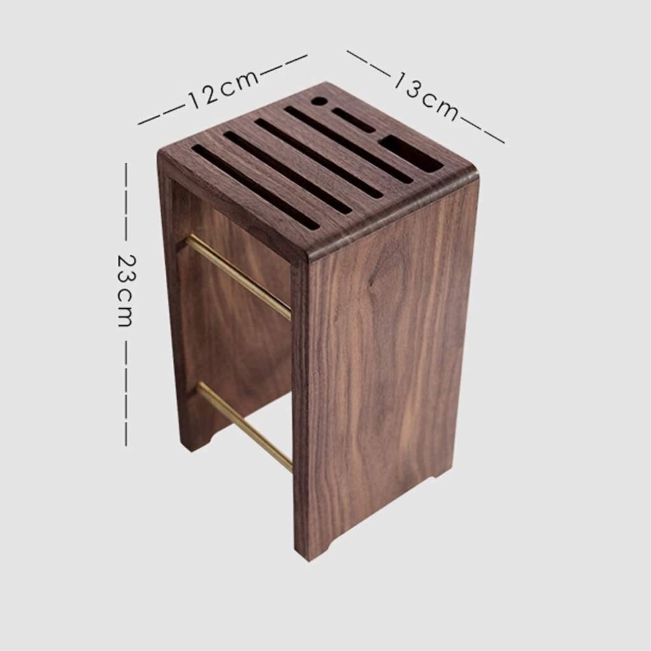 Soporte de madera para cuchillos de cocina, soporte multifuncional para cuchillos con estante de herramientas, accesorios de cocina, solución de almacenamiento