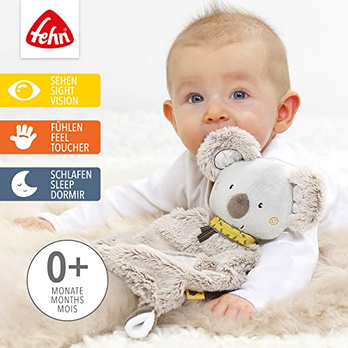Fehn 064056 Koala Con Copertina Per Le Coccole, Copertina Con Il Musetto Del Koala, Per Coccolare I Neonati E I Bambini Da 0 + Mesi, Dimensioni: 27 Cm - 2