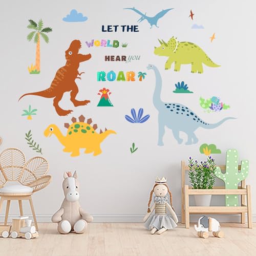 Vinilo Decorativo Dinosaurio para Pared 44x30 in miniatura 1