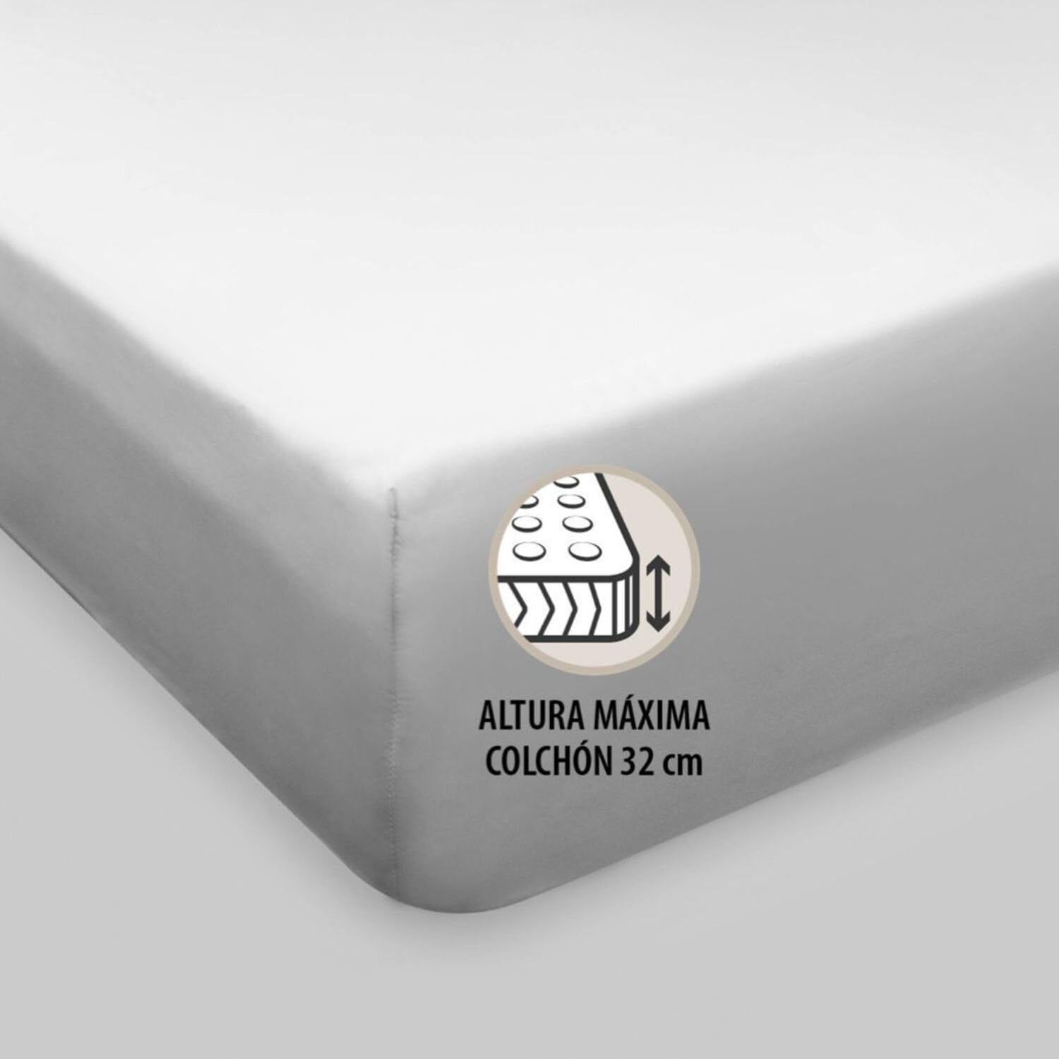 Burrito Blanco | Juego de sábanas | Cama de 150 a 160cm. (+Medidas Disponibles) | Diseño 543 | Color Nude (150-160x190/200cm.)