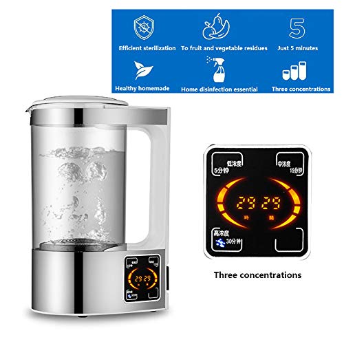 XYQCPJ Sodium Hypochlorite Generator,Home Fully Automatic 84 Disinfectant Making Machine Portable Spray Bottle