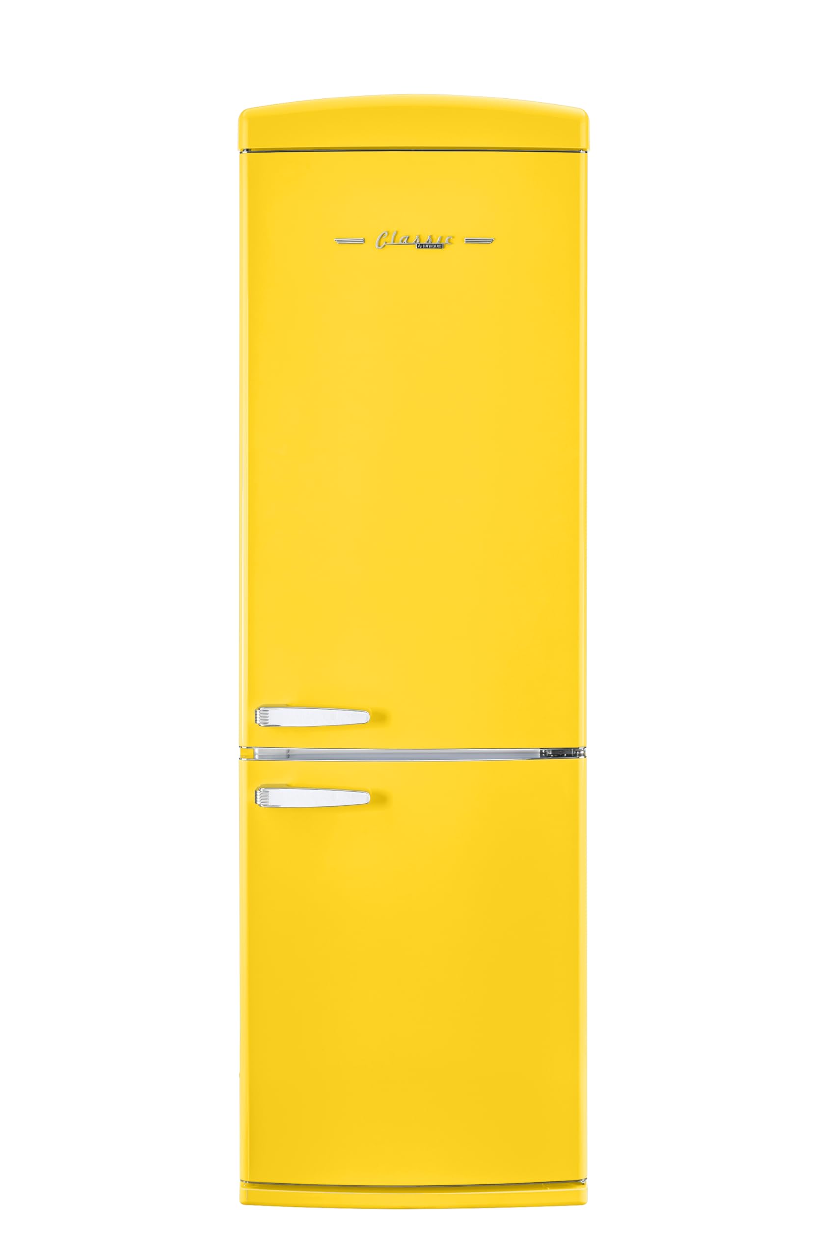 Unique Appliances Classic Retro 12 cu.ft. Bottom Freezer Refrigerator in Canary Yellow | Fridge.com