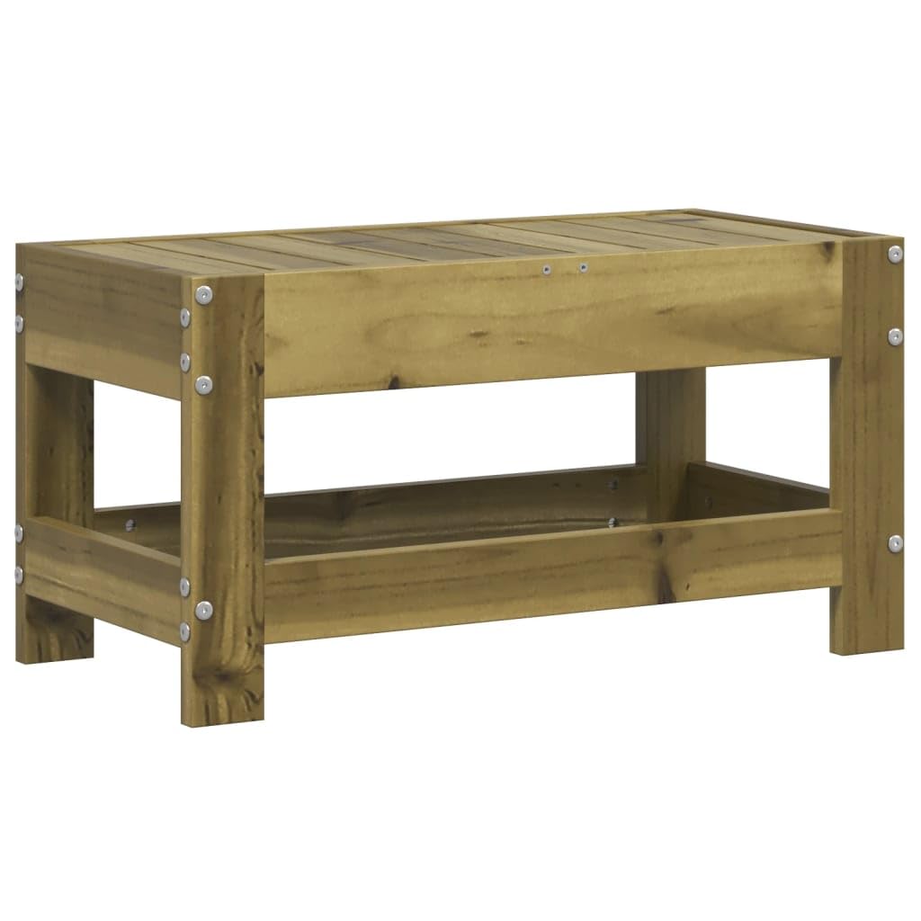 Fengshui Taboret ogrodowy 62 x 30 x 32 cm impregnowane drewno sosnowe