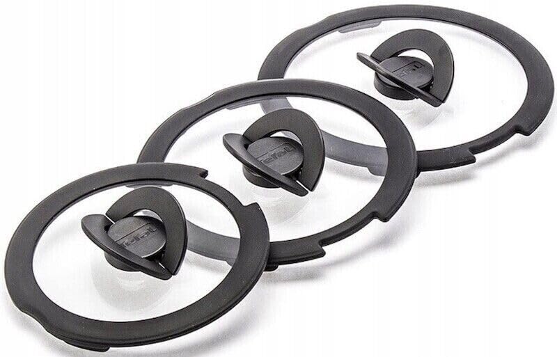 Tefal Ingenio Emotion - Set di 13 pentole e padelle con manici rimovibili, antiaderente, adatti a induzione, colore: Argento/Nero