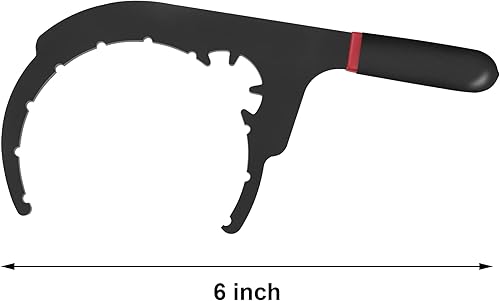 Miniatura 9 de Mejiao 61060 Llave de filtro diésel para Paccar, herramienta de extracción de filtro de aceite, apta para diésel Kenworth, Peterbilt y Cummins