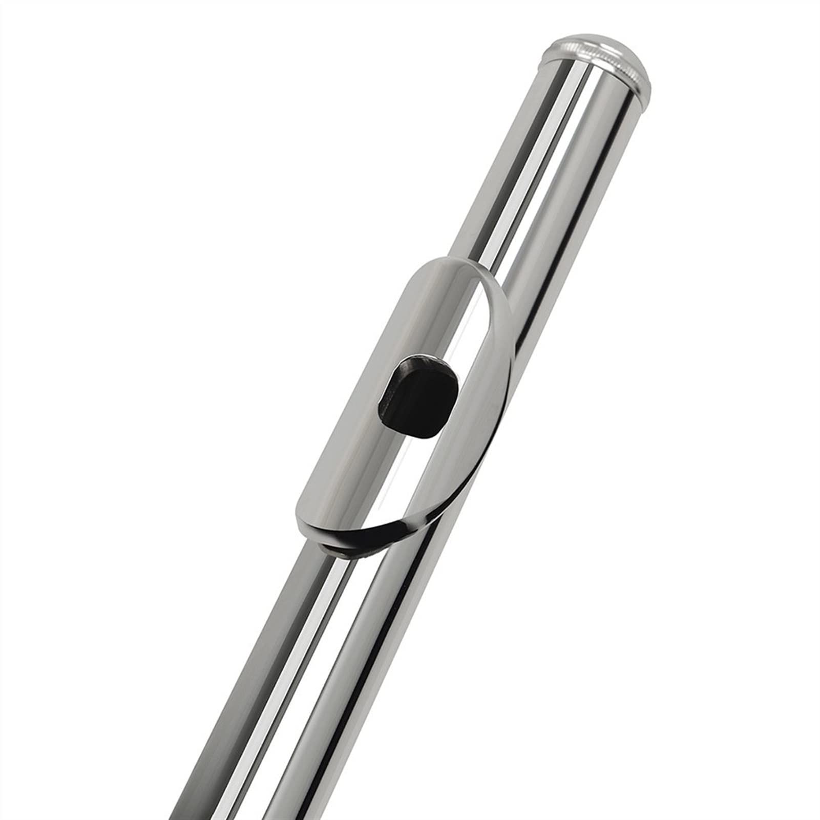 ZUZU 16 Agujeros Flauta C Tono Agujero Cerrado Plateado Plateado Cupronickel Flauta Instrumento De Viento De Madera con Estuche De Cuero Paño De Limpieza Kit Flauta