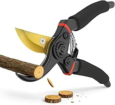 ROBUX Garden Scissors Stainless Steel Pruning Shears Gardening, Trimming Plants, Cutting Flowers Comfort Grip, Multipurpose Garden Tool (Classic Ultra sharp, 1)