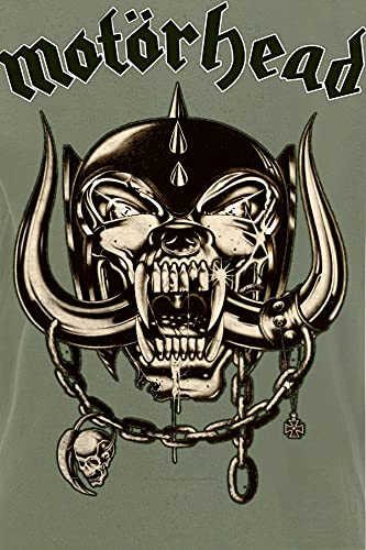 Motörhead Army Green Warpig Homme T-Shirt Manches Courtes Olive Regular/Coupe Standard - Les Beatles, Paul McCartney, John Lennon, RIngo Starr, George Harrison Motörhead Army Green Warpig Homme T-Shirt Manches Courtes Olive Regular/Coupe Standard – Image 4