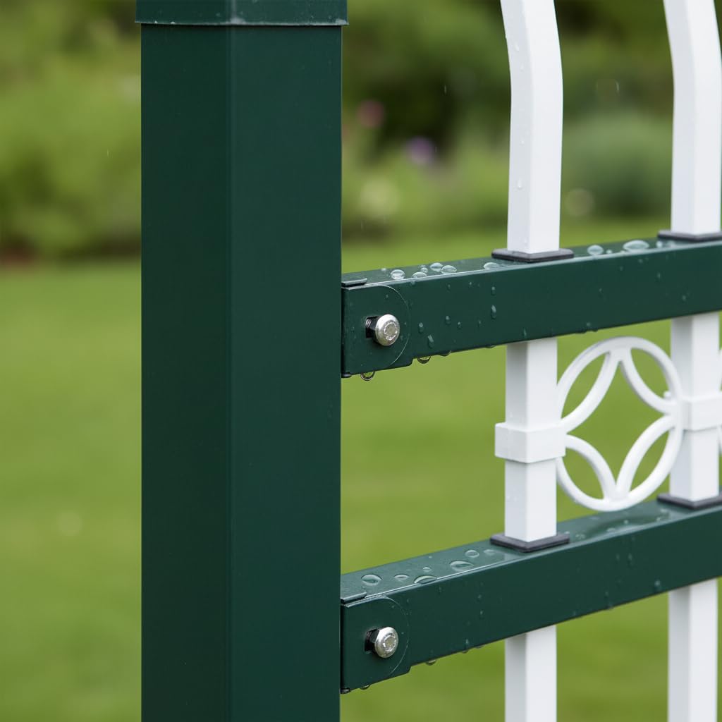 Zaun aus Metall für feste Installation, Zaun aus, für die Einfriedung