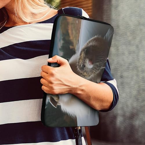 Funda para portátil 15 pulgadas diseño erizo y perro miniatura 7