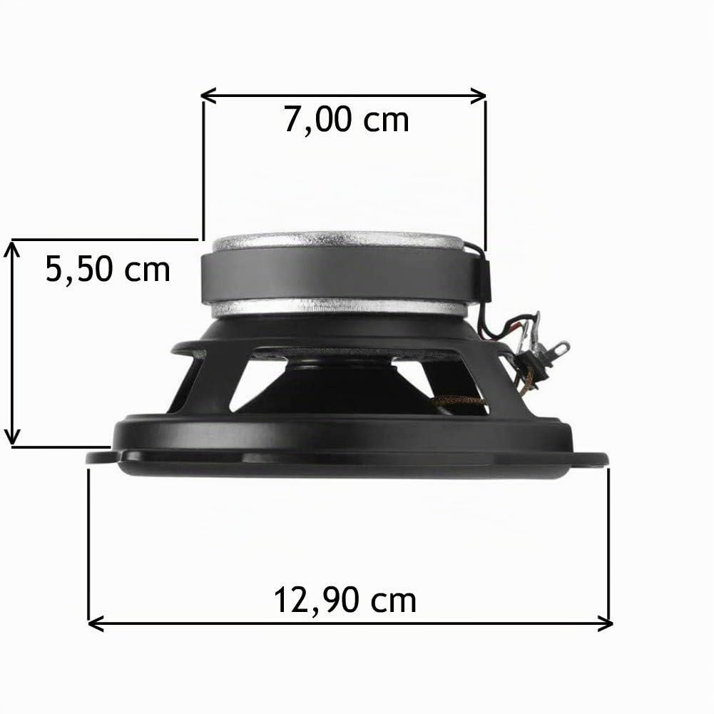 2 ALTOPARLANTI compatibile con JBL STAGE2 524 coassiali a 2 vie da 5,25" 13,00 cm 130 mm da 35 watt rms e 210 watt max 4 ohm 90 db spl auto, a coppia