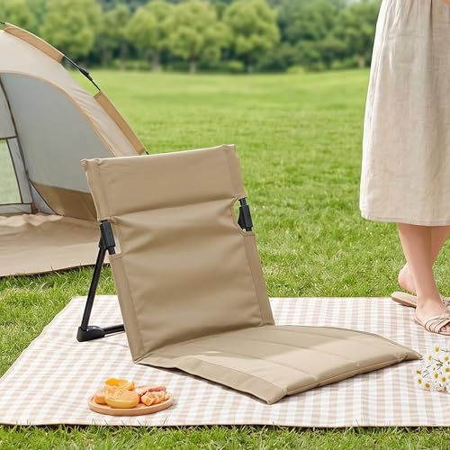 Chaise longue de plage portable pliable extérieure kaki - 6