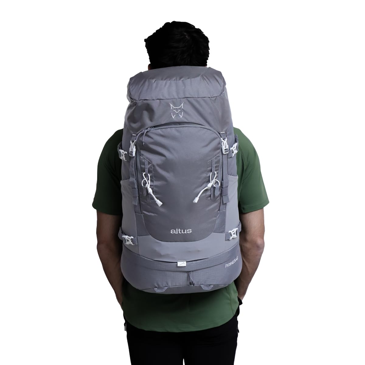 Mochila de travesia con espalda ventilada de 40 L. C: GRIS T: U
