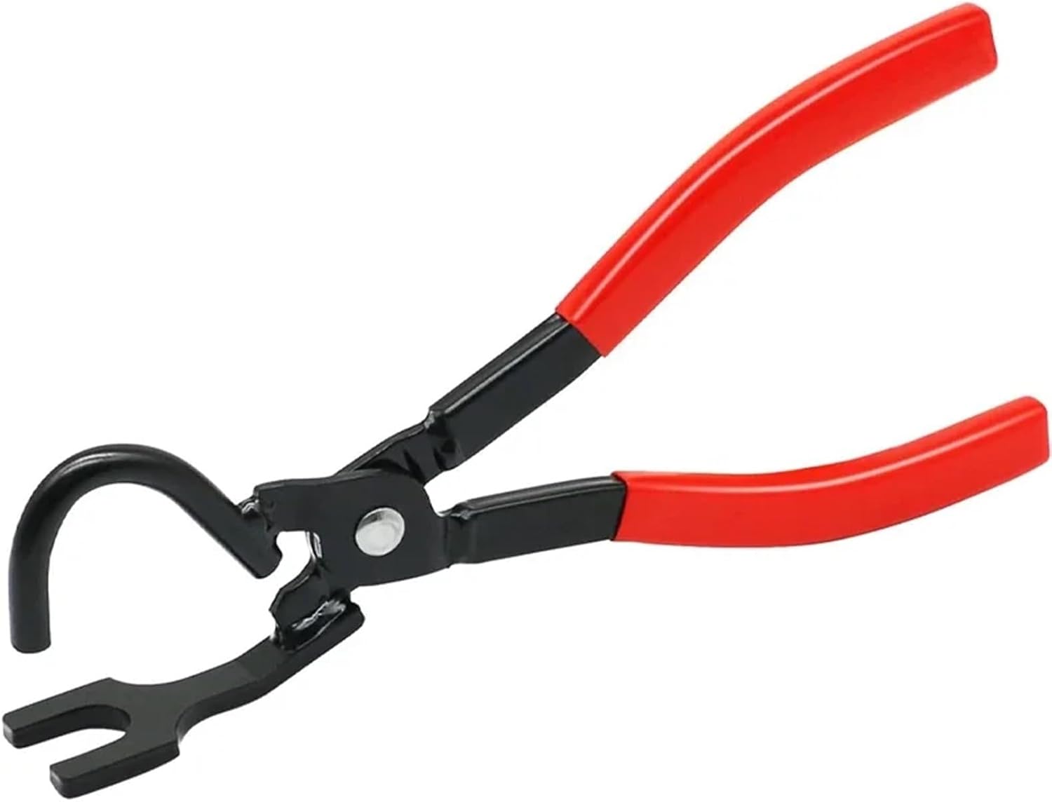 1pc Exhaust Hanger Removal Tool Auto Accessories Parts Exhaust Pipe Removal Pliers Car Exhausts Rubber Pad Pliers Anti-Slip Handle Tool(Red)