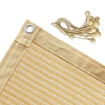 10x20 sun shade with grommets