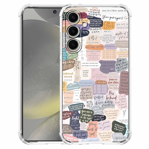 Coque antichoc Galaxy S24 versets de la Bible contre les chutes