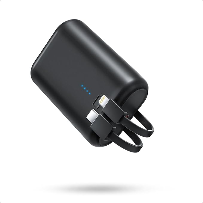 モバイルバッテリー 大容量 【15000mAh 22.5W急速充電】 軽量 小型 バッテリー iPhone15 PD20W 最大4.5A出力 携帯充電器 ケーブル内蔵2種類 スマホ充電器 4台同時充電 Type-C入出力兼用 残量表示 PD/QC3.0/FCP/AFC/SFCP/SCP対応 iPhone/Android/iPad対応 PSE認証済
