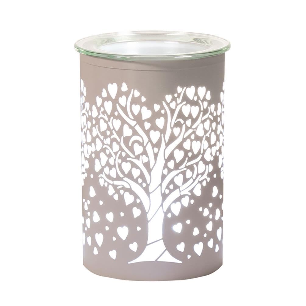 Aroma Accessories White Aroma Heart Tree Electric Wax Melt Warmer