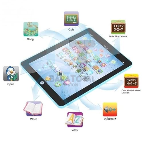 Tablet Educativo Brinquedo Interativo Educacional Multifunções Interativo Infantil Inglês Português