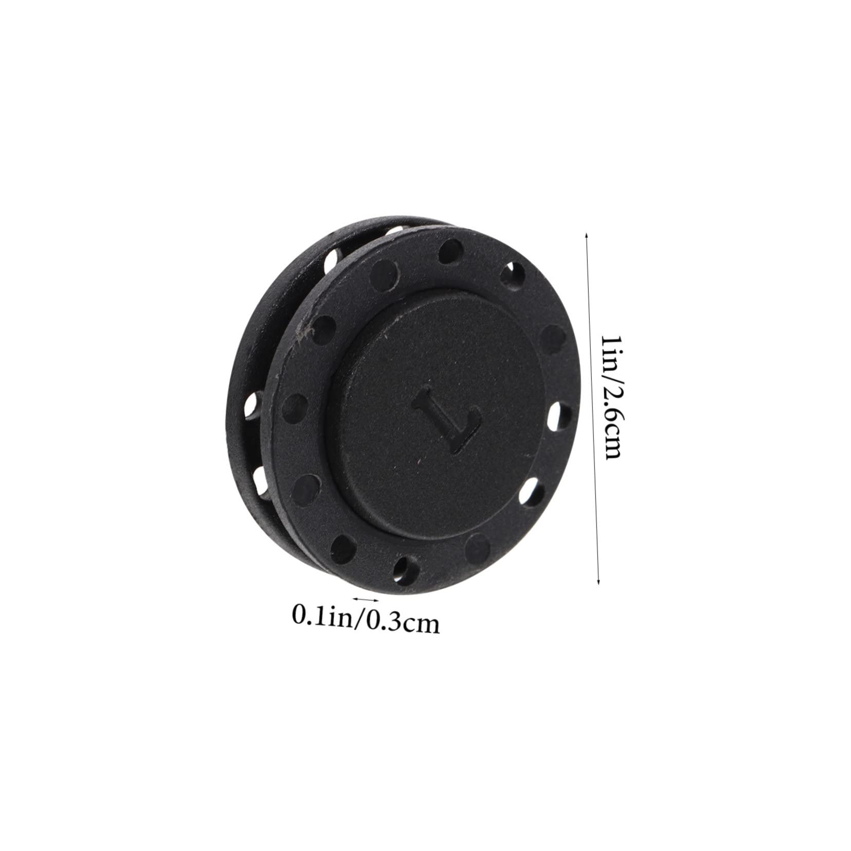 OUNONA 24 Pares Hebilla Oculta Magnética Broches Para Ropa Botones Abrigo Broches Para Tela Ropa Botones Magnéticos Cárdigan Botones Magnéticos Broches Para Coser Ropa Imán Bebé Bolsas
