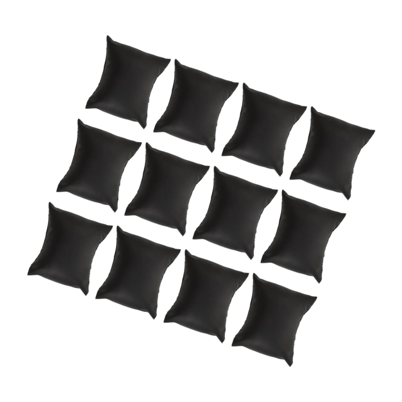 Unomor 12Pcs Jewelry Pillow Cushion Elegant PU Display Pad for Bracelets and Watches Compact and Multifunctional Jewelry Showcasing and Easy