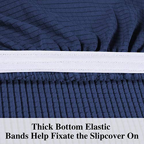 Obstal Stretch Spandex Loveseat Slipcover, 2 Seat Sofa Covers for Living Room, Non Slip Sofa Slipcover with Elastic Bottom, Sofa Couch Coverings Furniture Protector for Dogs, Cats, Pets, and Kids