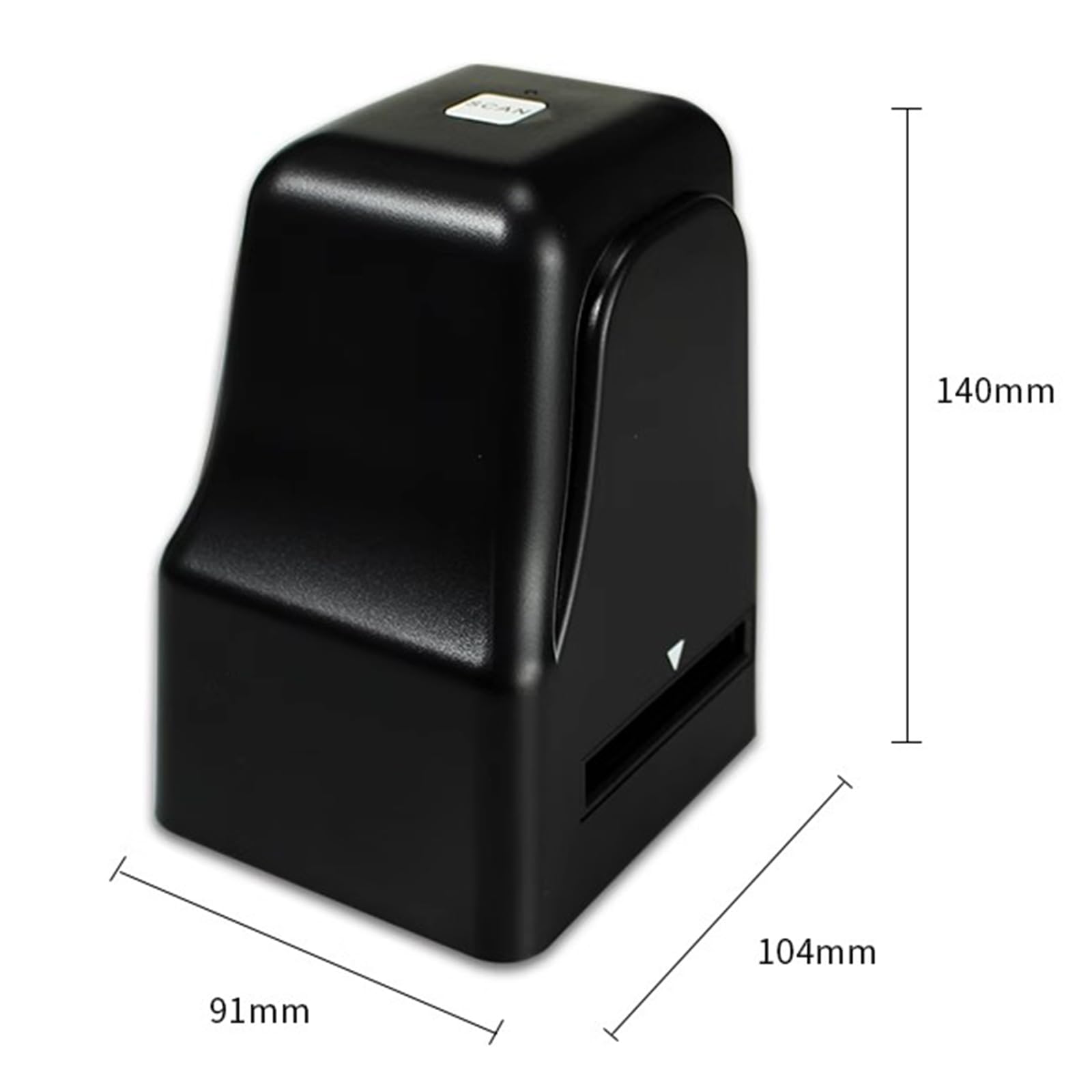 Scanner per pellicola da 18 MP per conversione digitale JPEG, visualizzatore digitalizzatore scorrevole, converte rapidamente 135 e 126 negativi e diapositive, si collega al PC per un facile utilizzo