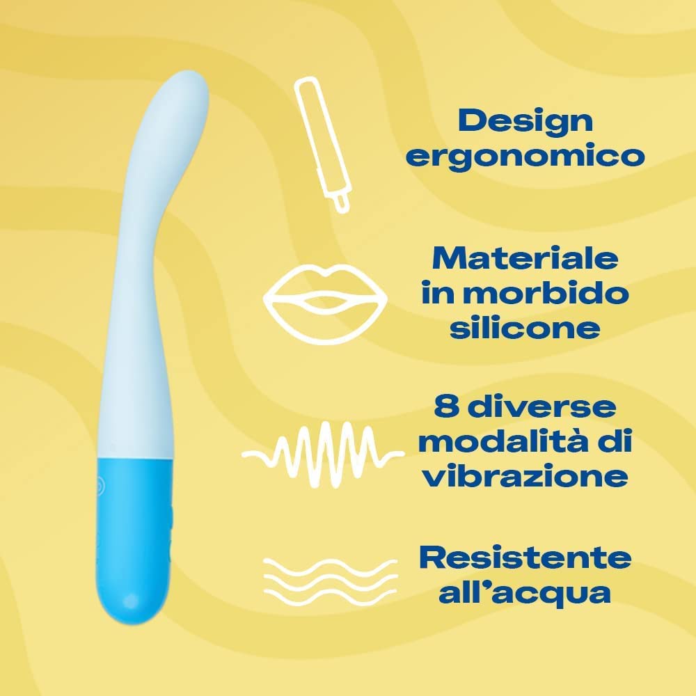 Durex Play Ice Breaker, Sex Toy, Vibratore Stimolante con Velocità Regolabile, Massaggiatore Per Sensazioni Intense, Waterproof