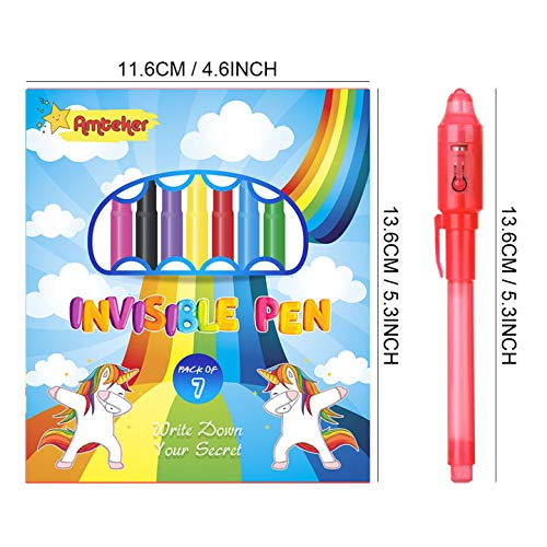 Amteker Mitgebsel Kindergeburtstag Zauberstifte, UV Stift Ostergeschenke Kinder Teenager, Kleine Ostern Geschenke für Kinder, Give Aways Kindergeburtstag Gastgeschenke, Kindergeburtstag Mitgebsel