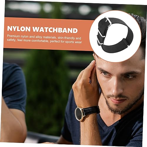 Correa de reloj tejida de nailon resistente OUNONA para actividades al aire libre 2