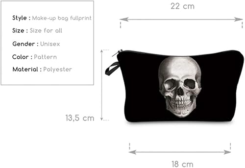 Miniatura 10 de LOOMILOO Bolsa de cosméticos para mujer, adorables y espaciosas, bolsas de maquillaje de viaje, resistente al agua, bolsa de artículos de tocador,