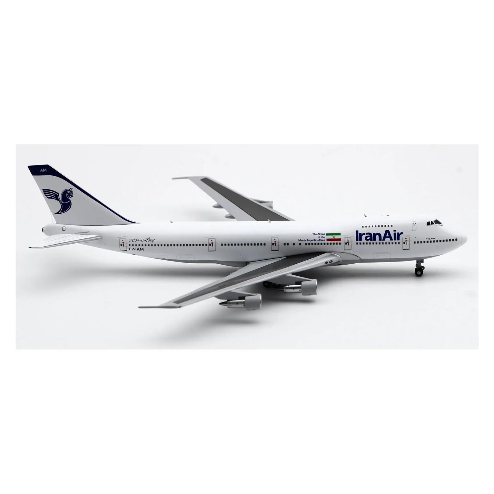 Scale Airplane Model 1:400 For Iran AIR Boeing 747-100B