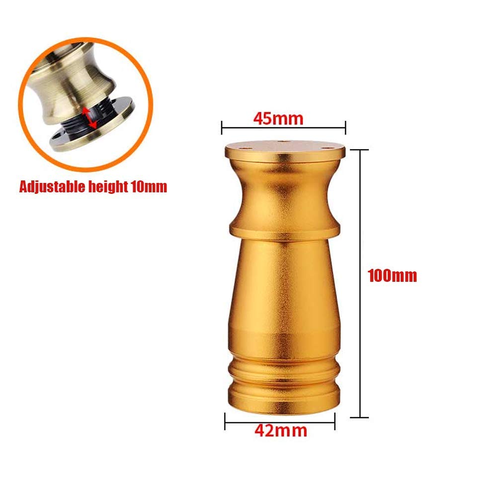 NMDCDH Piedini per mobili Gambe del Letto Regolabili Gambe per mobili con Tappetino in Gomma Piedini per mobili Accessori per mobili per divani Letto Mobili per mobili da Bagno Tavolino (