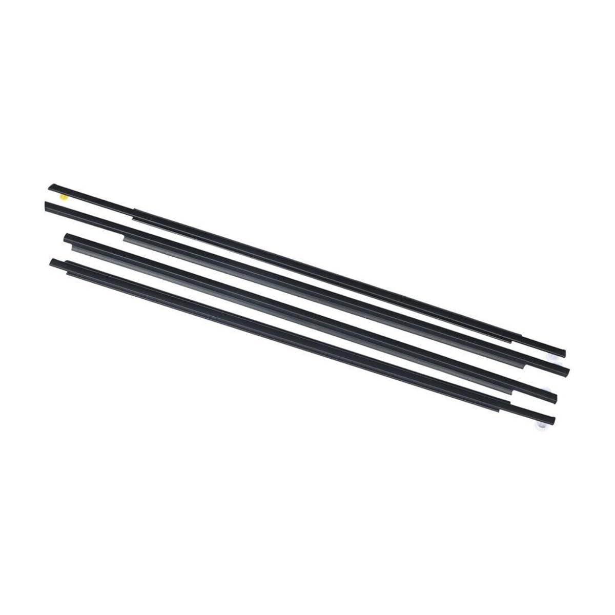 Xmsbcbcz One Color Sealing Strip 4Pcs Car Window Weatherstrip Black For Toyota For Prius 2004-2009 75720-47010 75710-47010 75740-47010 75730-47010