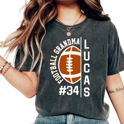 Personalized Football Mom Shirt, Women's Football Mom Sweatshirt