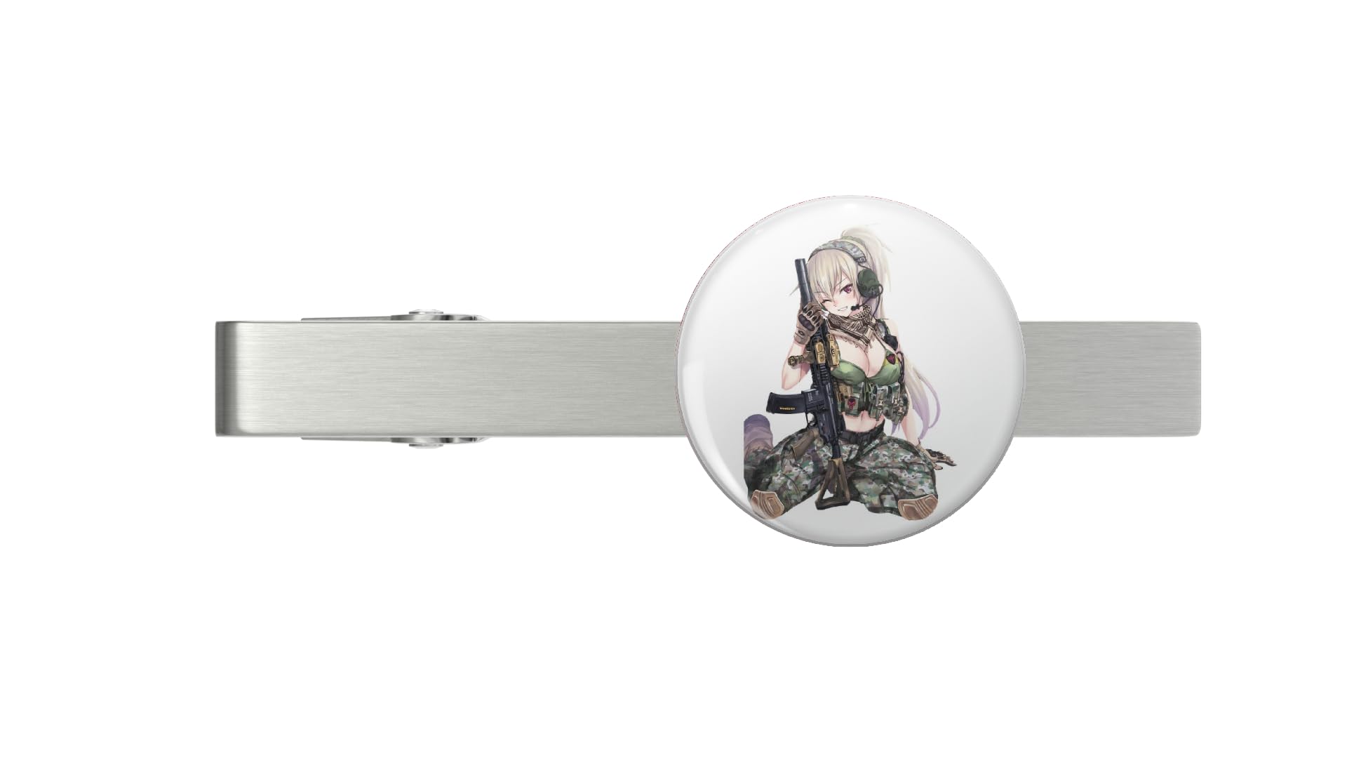 Vintage Arts Ecchi Art Military Easy You Do Smart For The Best Girls Boys Silver Tie Clip Tie Bar Veteran Gift