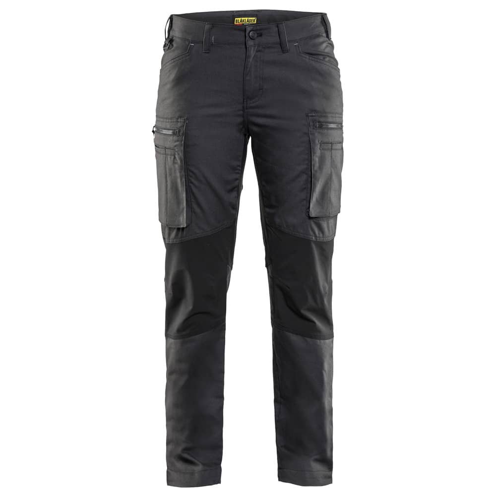 Damen Service Bundhose Stretch Armygrün/Schwarz C30