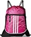 adidas Alliance II Sackpack, 18 x 13 3/4-Inch, Intense Pink