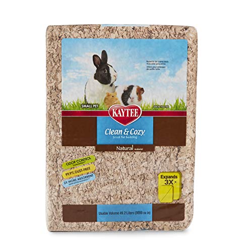 Kaytee Clean & Cozy Super Absorbent Paper Bedding, 49.2 Litre, Natural