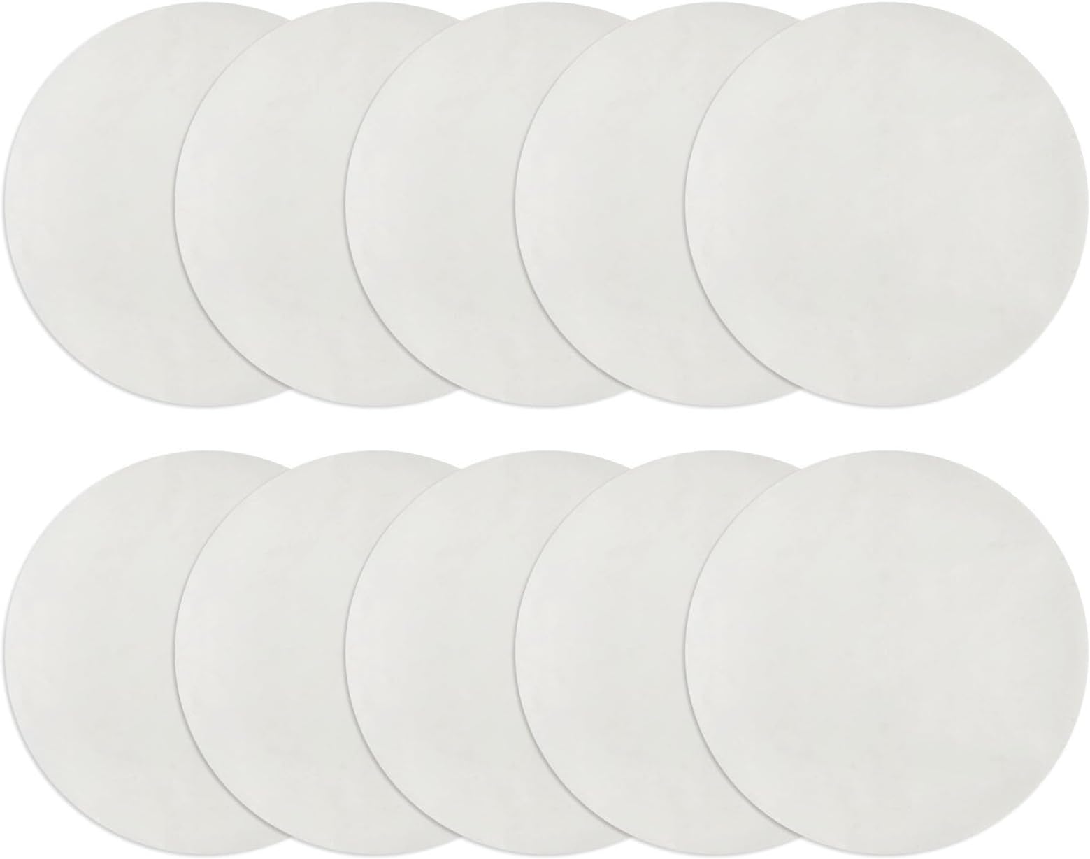 500pcs Disposable Round Steamer Paper Liners Non-Stick Baking Sheets for Dumplings, Mantou, Buns, Bread and Cakes(10cm)