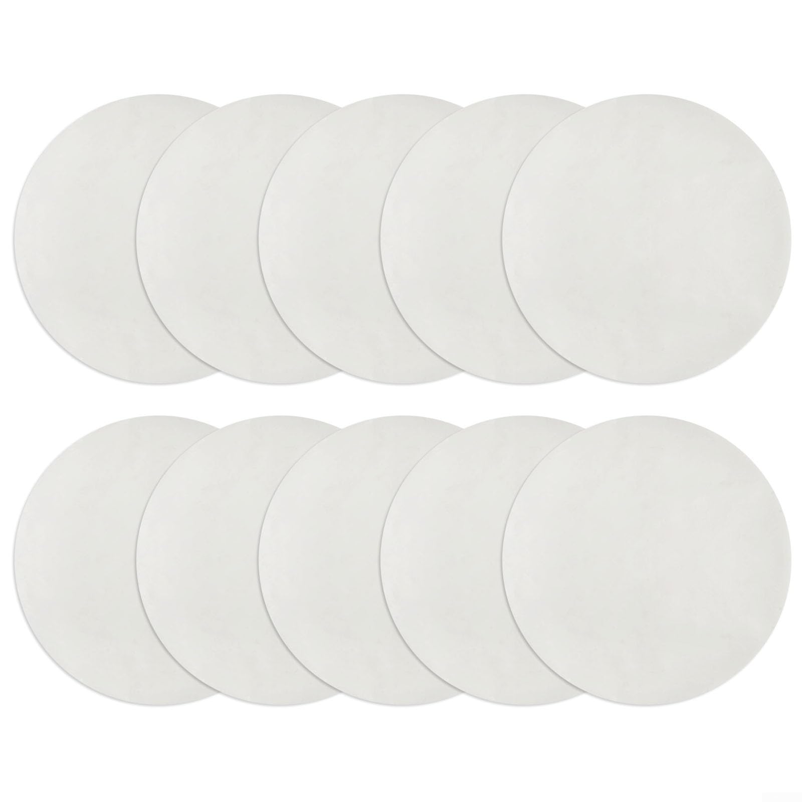 500pcs Disposable Round Steamer Paper Liners Non-Stick Baking Sheets for Dumplings, Mantou, Buns, Bread and Cakes(10cm)