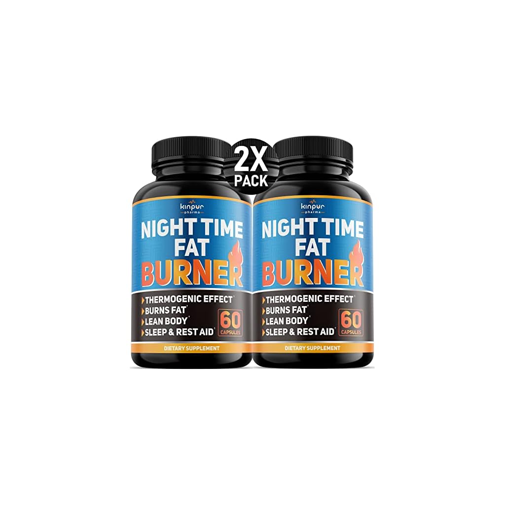 Kinpur-Pharma-Night-Time-Fat-Burner-for-Men-Women-Weight-Loss-Supplement-Appetite-Suppressant-Diet-Pills-That-Work-Fast-Energy-Metabolism-Booster-Natural-Plant-Extract-120-Caps-in-Total
