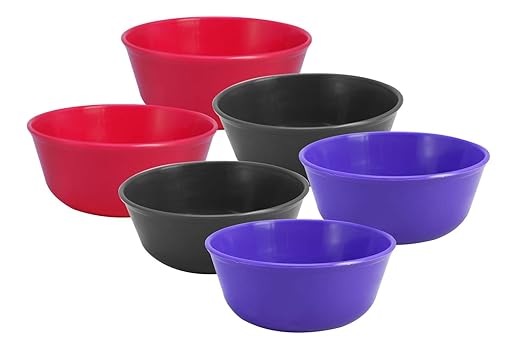Sigma 500 Microwave Safe Multipurpose Bowls, Set of 6, Violet Color