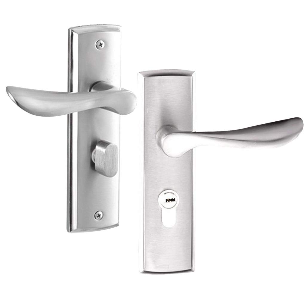 Poignée de porte interne à double loquet pour sécuriser la chambre à coucher facilement