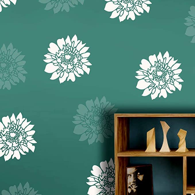 Design in Flower Painting Stencils/Wall Stencils for Home Wall Décor/Living Room/Bedroom (Design-7) (B0BBFZS78D) Amazon Price History, Amazon Price Tracker