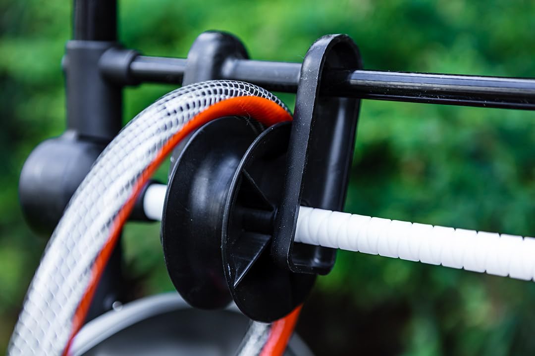 NEO TOOLS Pro Gartenschlauch 1/2 Zoll, 50 m Länge, 6-lagiger | UV-beständig, Flexibel Schlauch, Verdrehschutz - Wasserschlauch aus Erst-PVC mit Anti-Algen-Innenausstattung