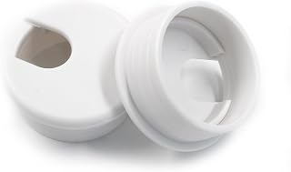 2pcs 1-1/2 Inch Desk Grommet, Plastic Desk Hole Cover, White Cable Hole Cover, Desk Hole Grommet for Wire Cord Organizing Office Computer Desk