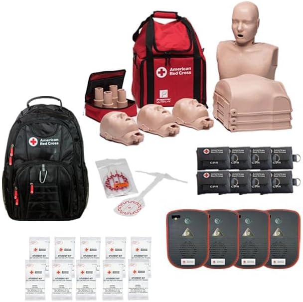 Amazon.com: American Red Cross Adult CPR & AED Instructor Starter Kit ...