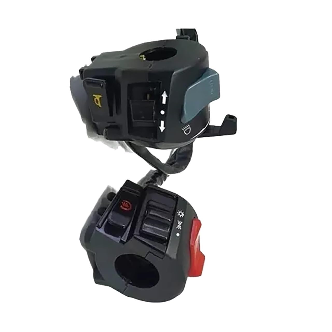 Pulsante interruttore manubri 2 Pezzi Comandi Manubrio Sinistro E Destro Per DT150 SPORT/per FORZA 150/FT150/FT 150/FT150G/FT150G NEGR/ricambi Per Motociclette FT