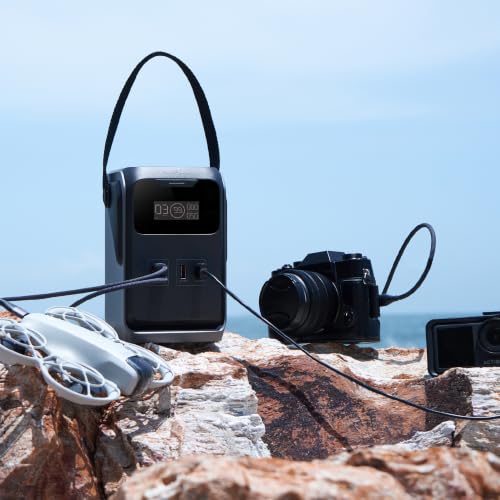 Image of EF ECOFLOW TRAIL 200 DC Portable Power Station, 192Wh LiFePO4 Battery, Solar Generator, 220W DC Output, Compact Power Bank for Camping, Travel, Outdoors, and Emergency Use (No AC Outlet Included)